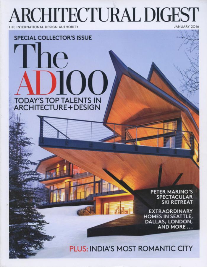 Architectural Digest, January 2016